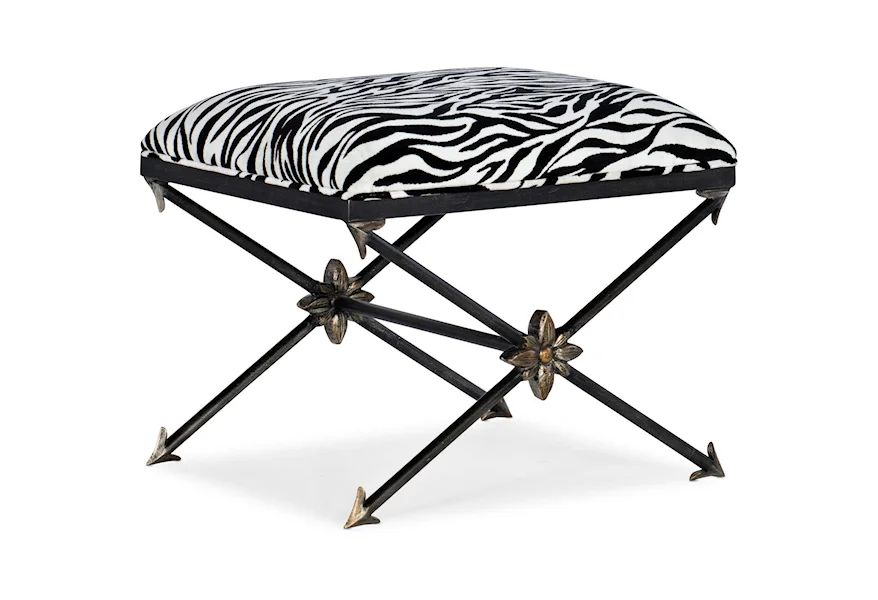 Sanctuary Zebre Bed Bench by Hooker Furniture at Esprit Decor Home Furnishings